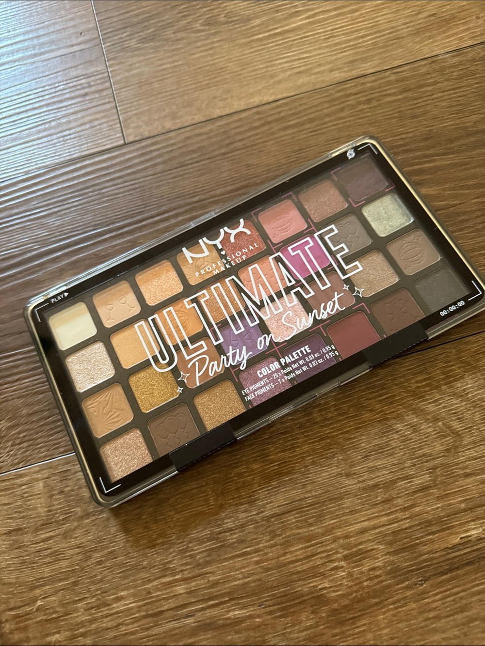 NWT NYX Ultimate ✨Party on Sunset✨color palette